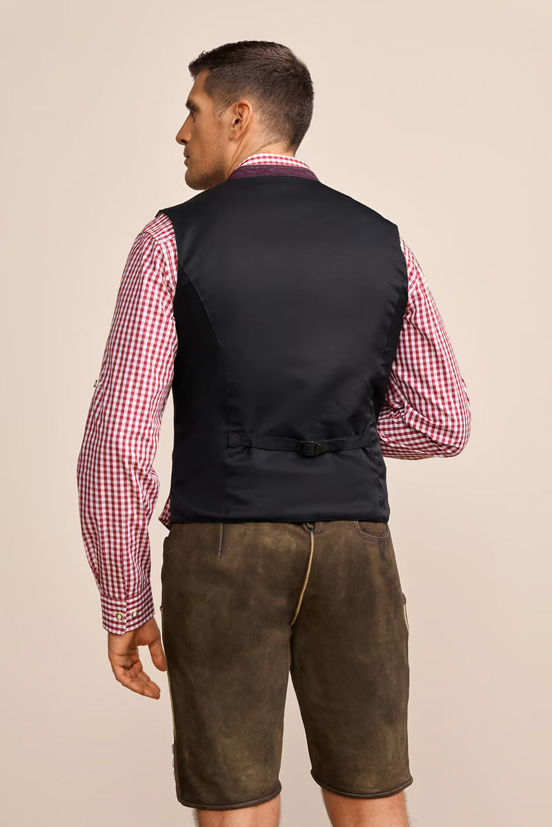 Kruger Traditional Vest "Platzhirsch" red