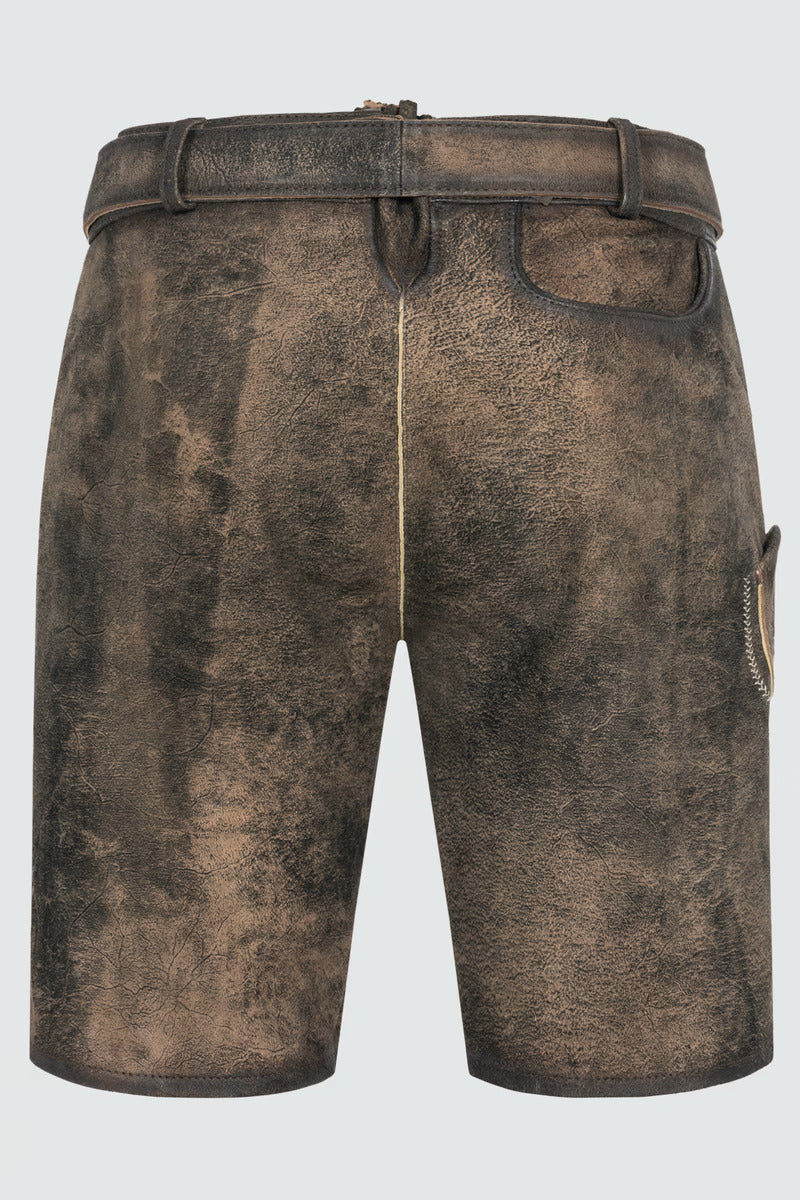 Krueger Men's Lederhosen "Arijus" brown (closeout) size 48