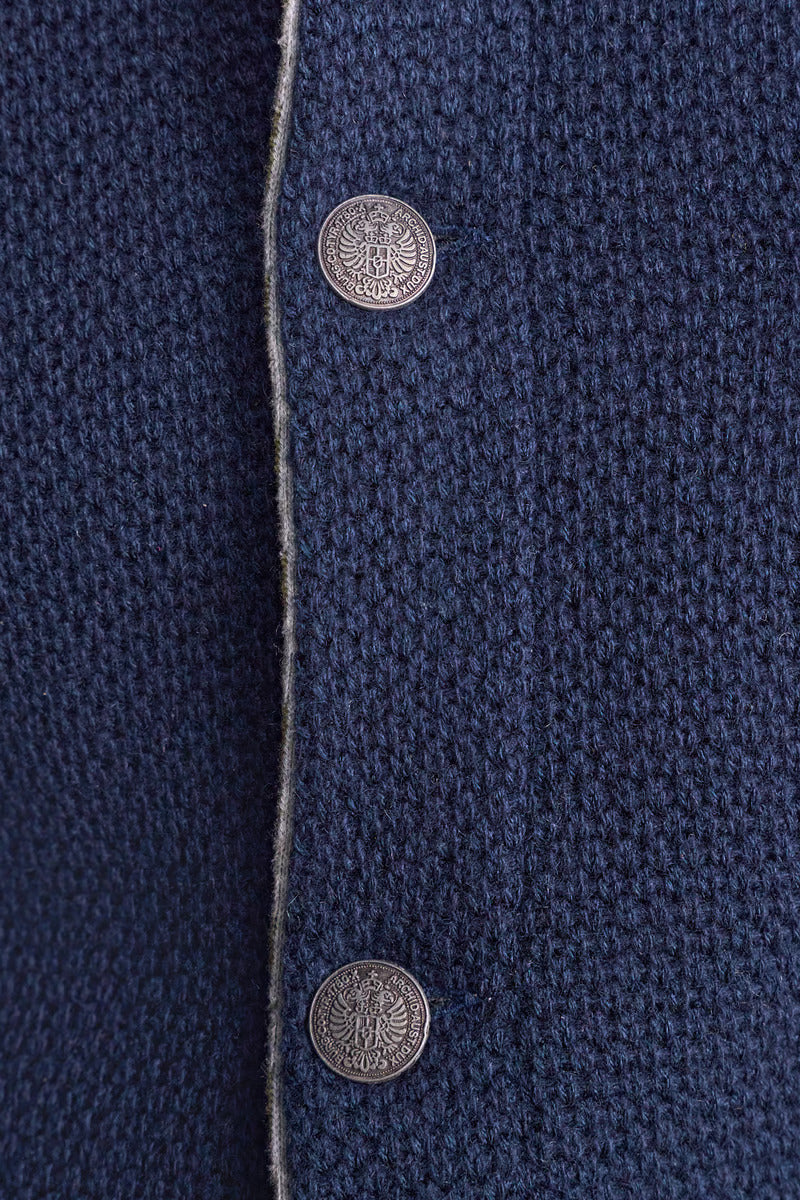 Kruger Traditional Cardigan "Xander" blue