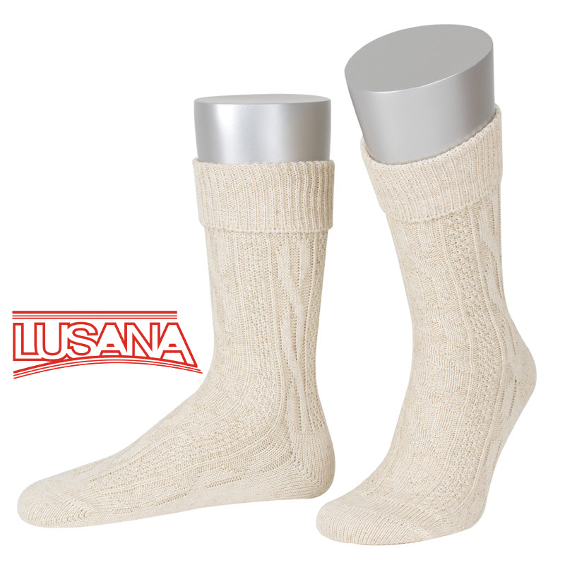 Traditional Costume - Men's Crew Socks (beige)