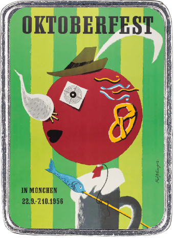 Oktoberfest Pin 1956