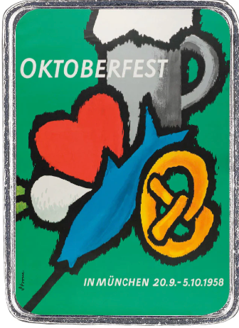 Oktoberfest Pin 1958