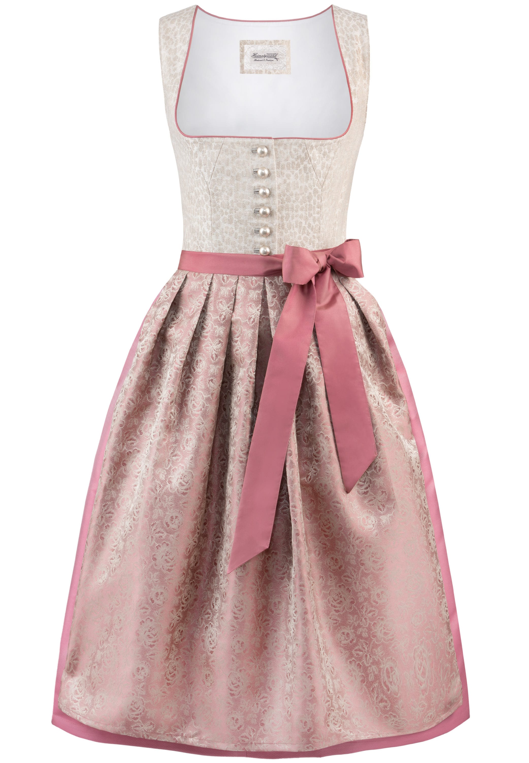 Stockerpoint Long Dirndl 2pcs. 70cm "Lotti" Pink