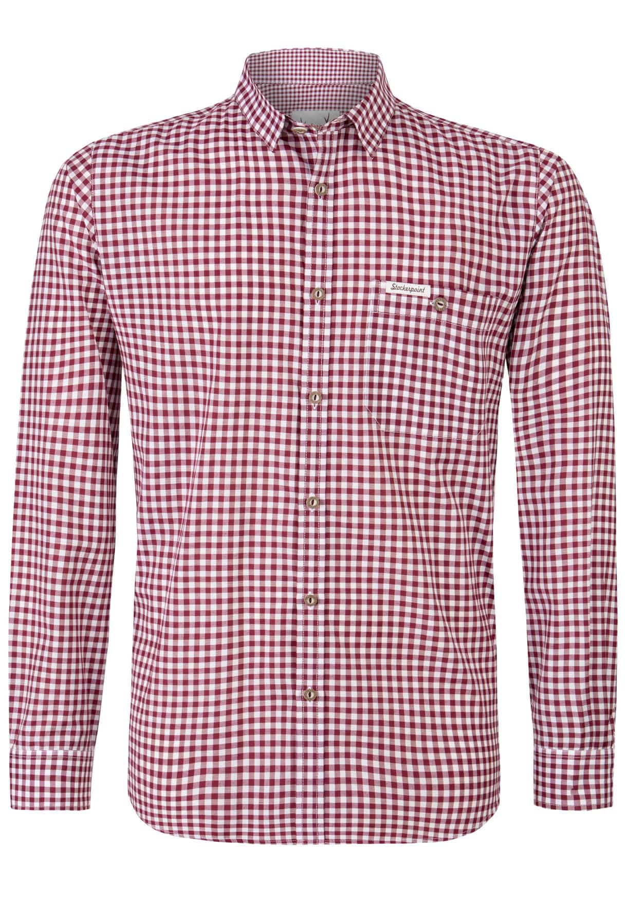 Stockerpoint Traditional Campos3 "Bordeaux" Long Sleeve Shirt  (discontinued)