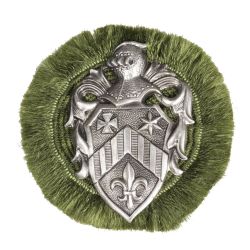 Knight Shield w/ frill Hat Pin