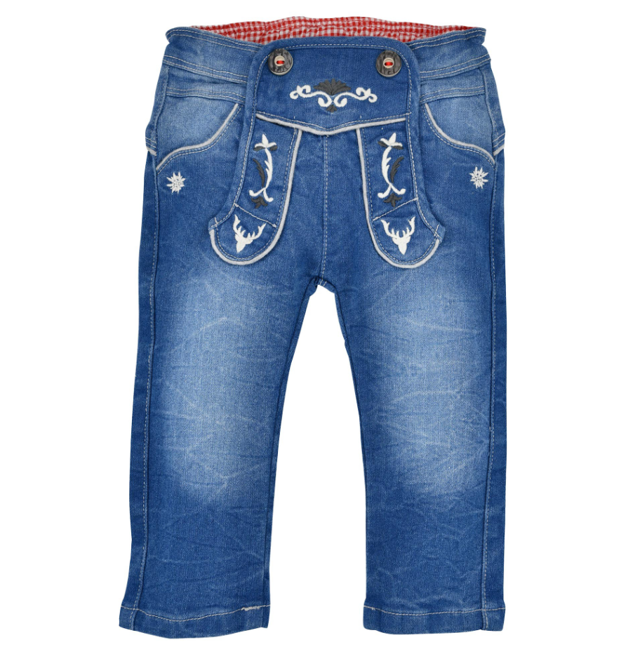 Boys Trachten Blue Jeans(sizes 110,116)