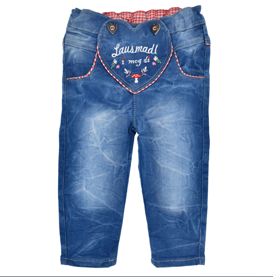 Girls Trachten Blue Jeans (104,110)