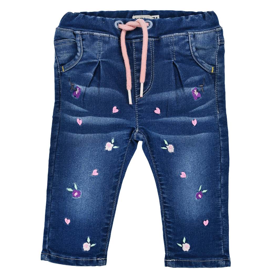 Baby & Toddler "Flower" Blue Jeans (62,86)