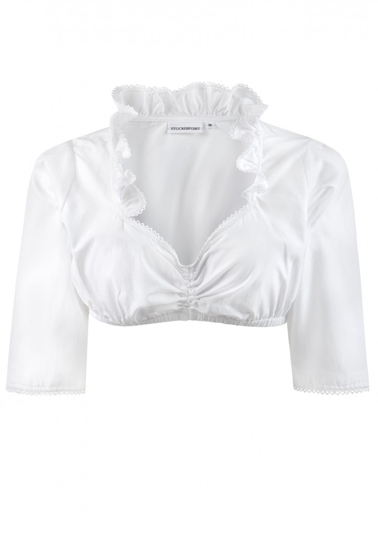 Stockerpoint Elegant Blouse "B1015" White (closeout)