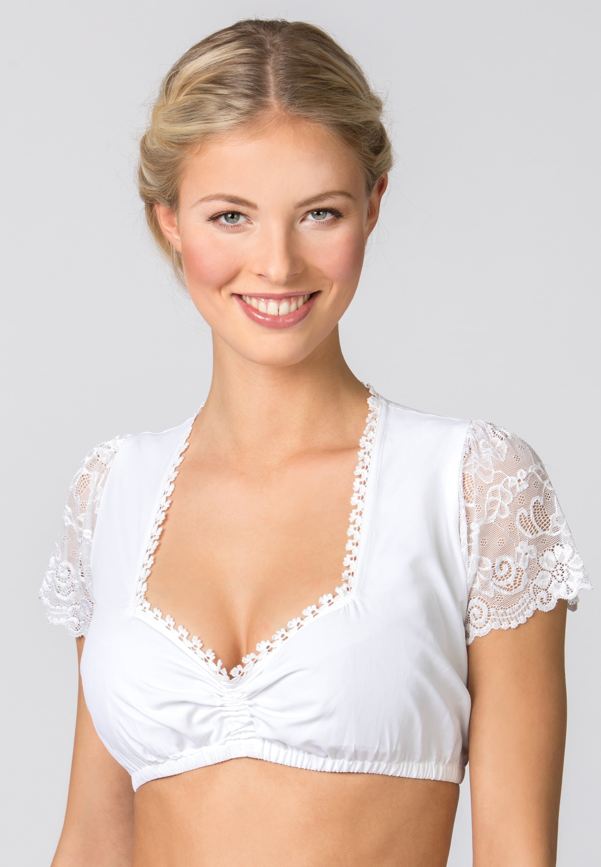 Exclusive Blouse 3033 "Meline" White (closeout)