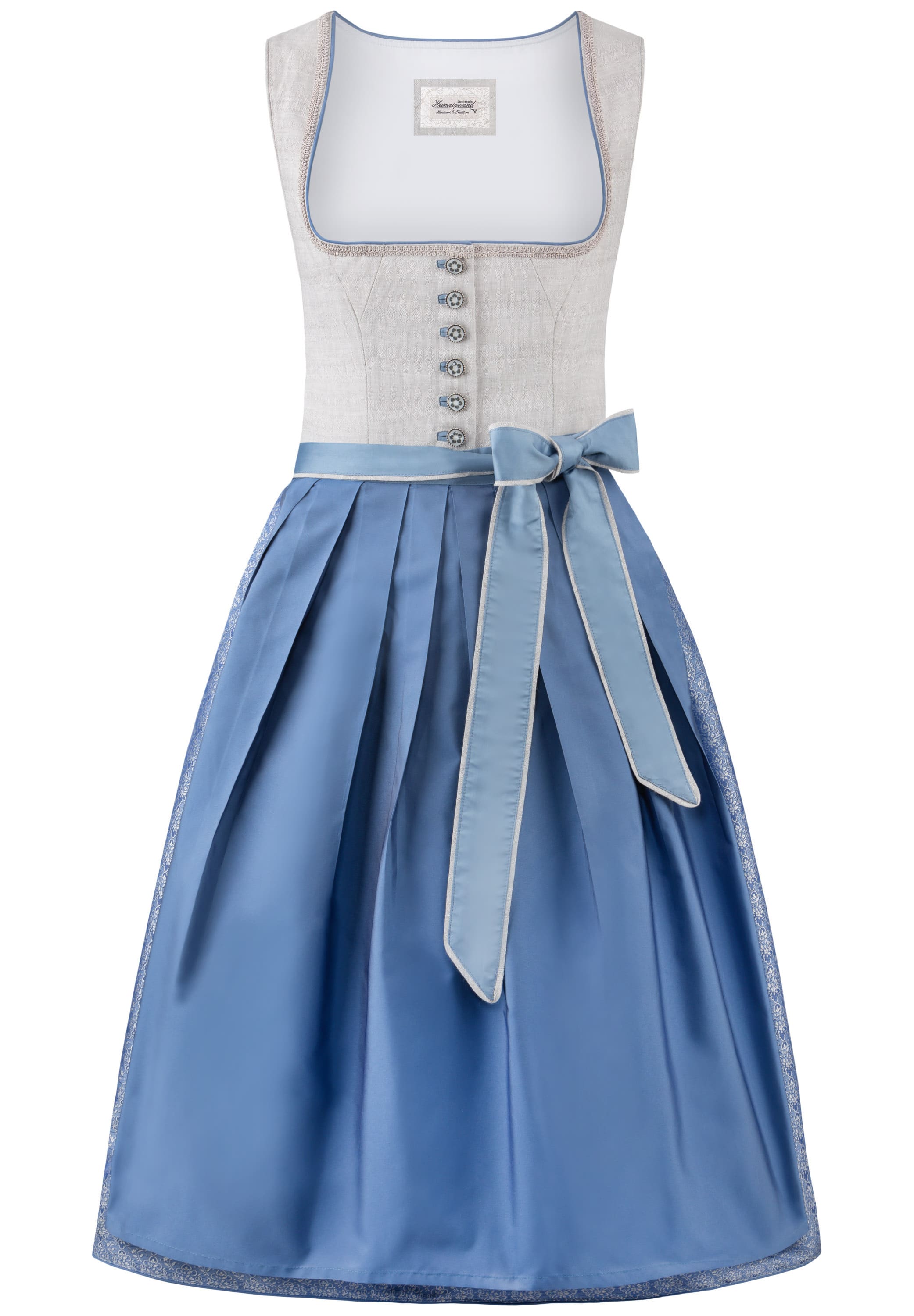 Stockerpoint Long Dirndl 2pcs. 70cm "Marla" Blue